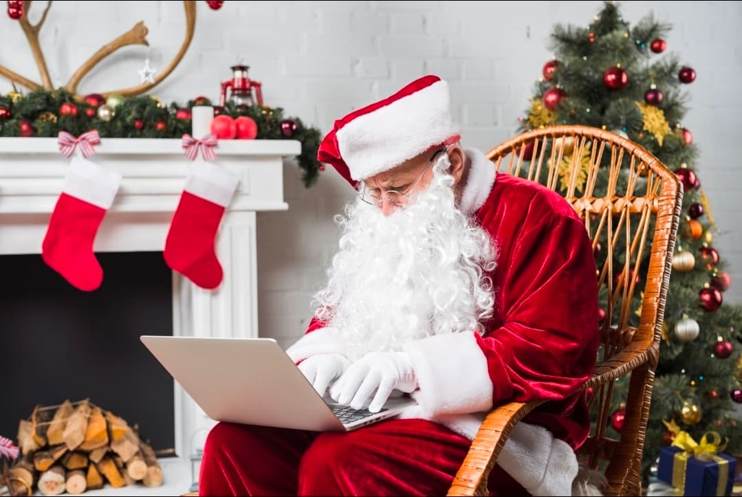 Papai Noel, Jesus, Bênçãos e Tecnologia