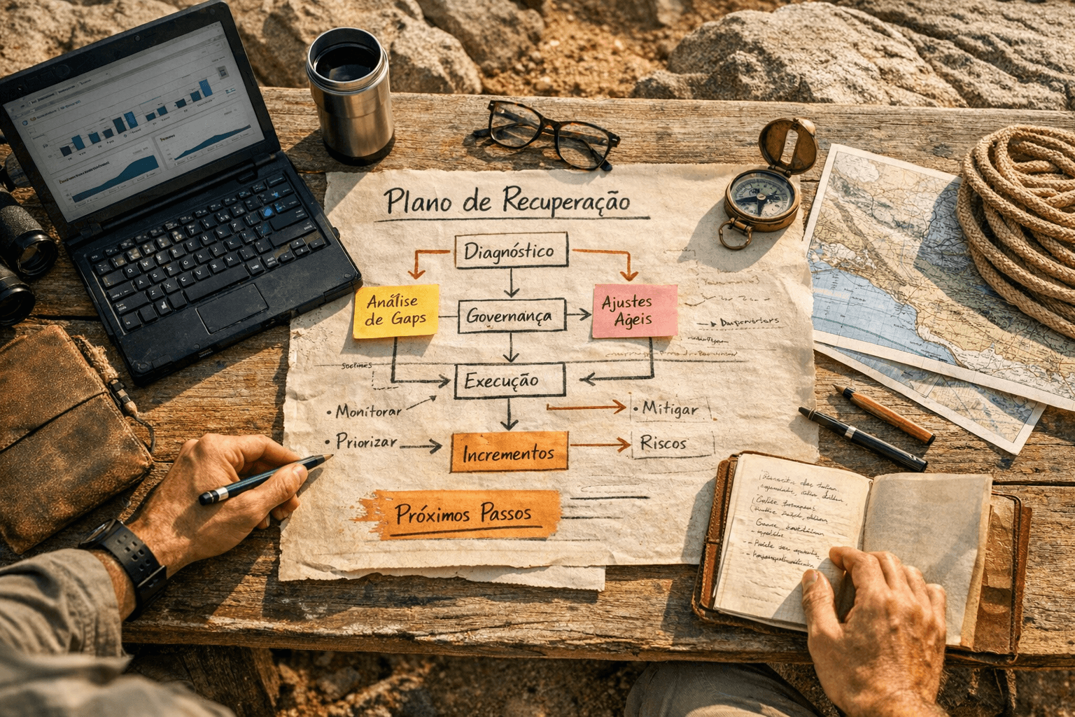 Destravar projeto crítico sem trocar o time