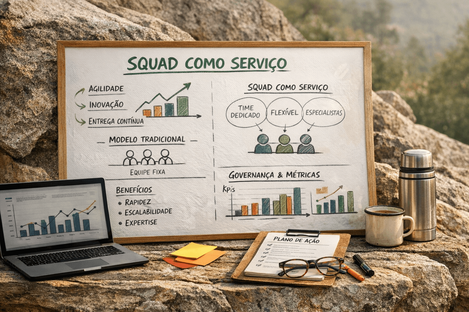 Squad como serviço: significado real e uso