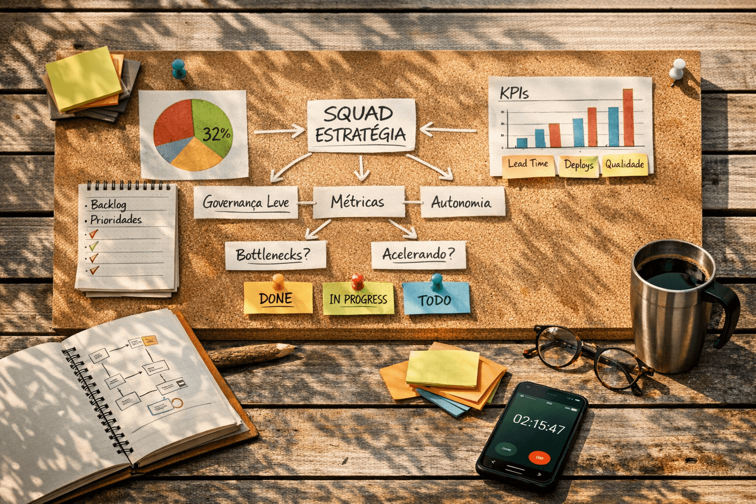 Como squads liberam o CTO para pensar estratégia